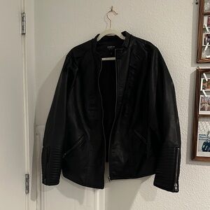 Torrid Classic Black Leather Jacket